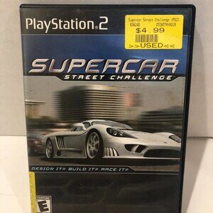 Supercar Street Challenge PS2 Playstation 2 Game, Complete, Tested